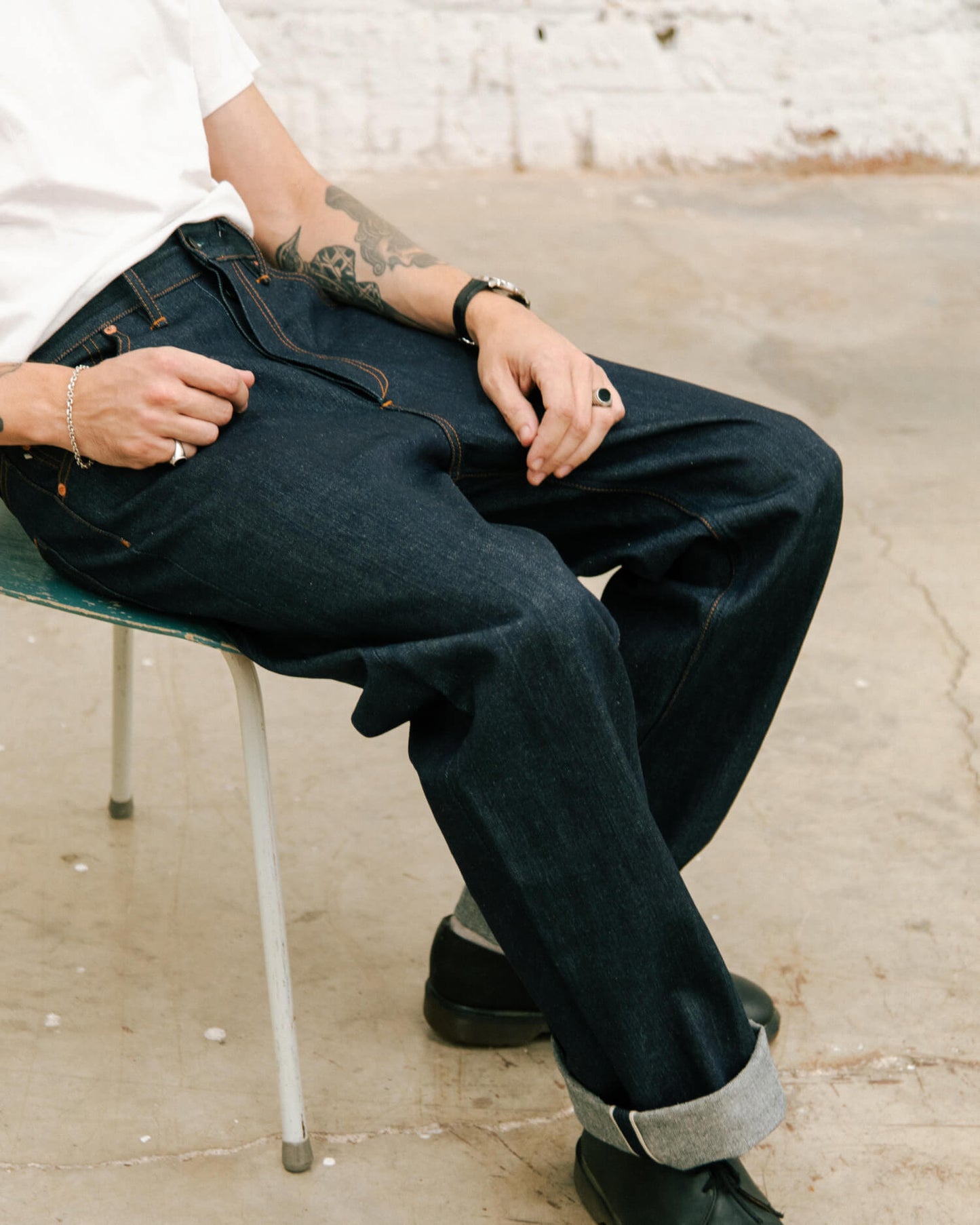 Wide cut jeans