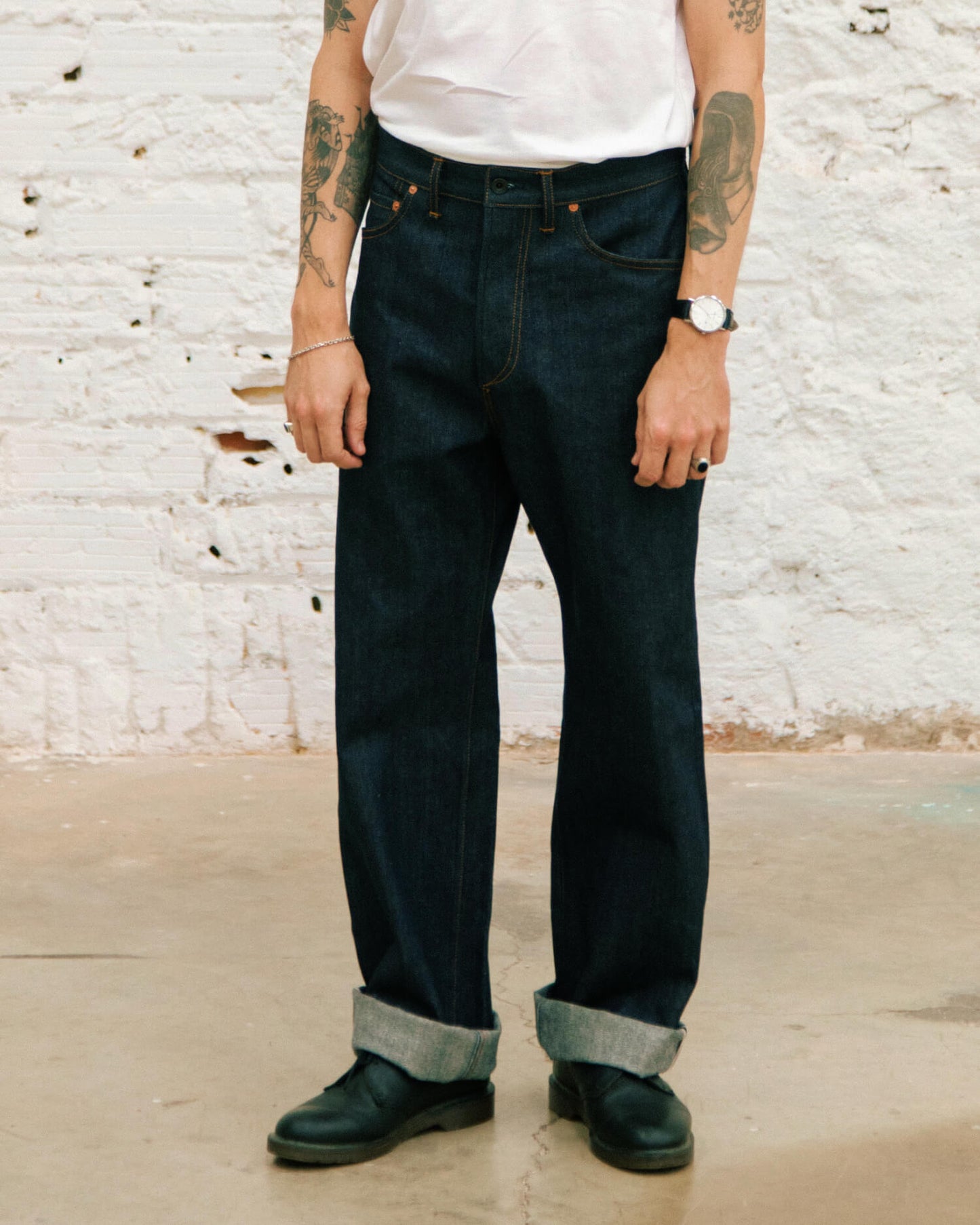 Wide cut jeans