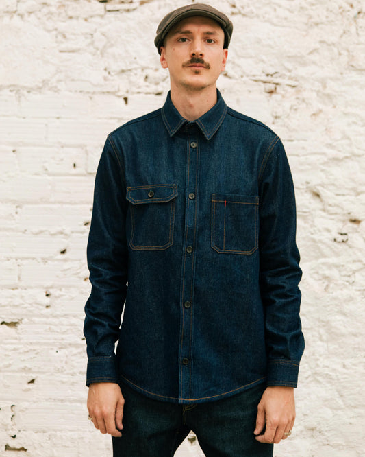 Selvedge denim shirt