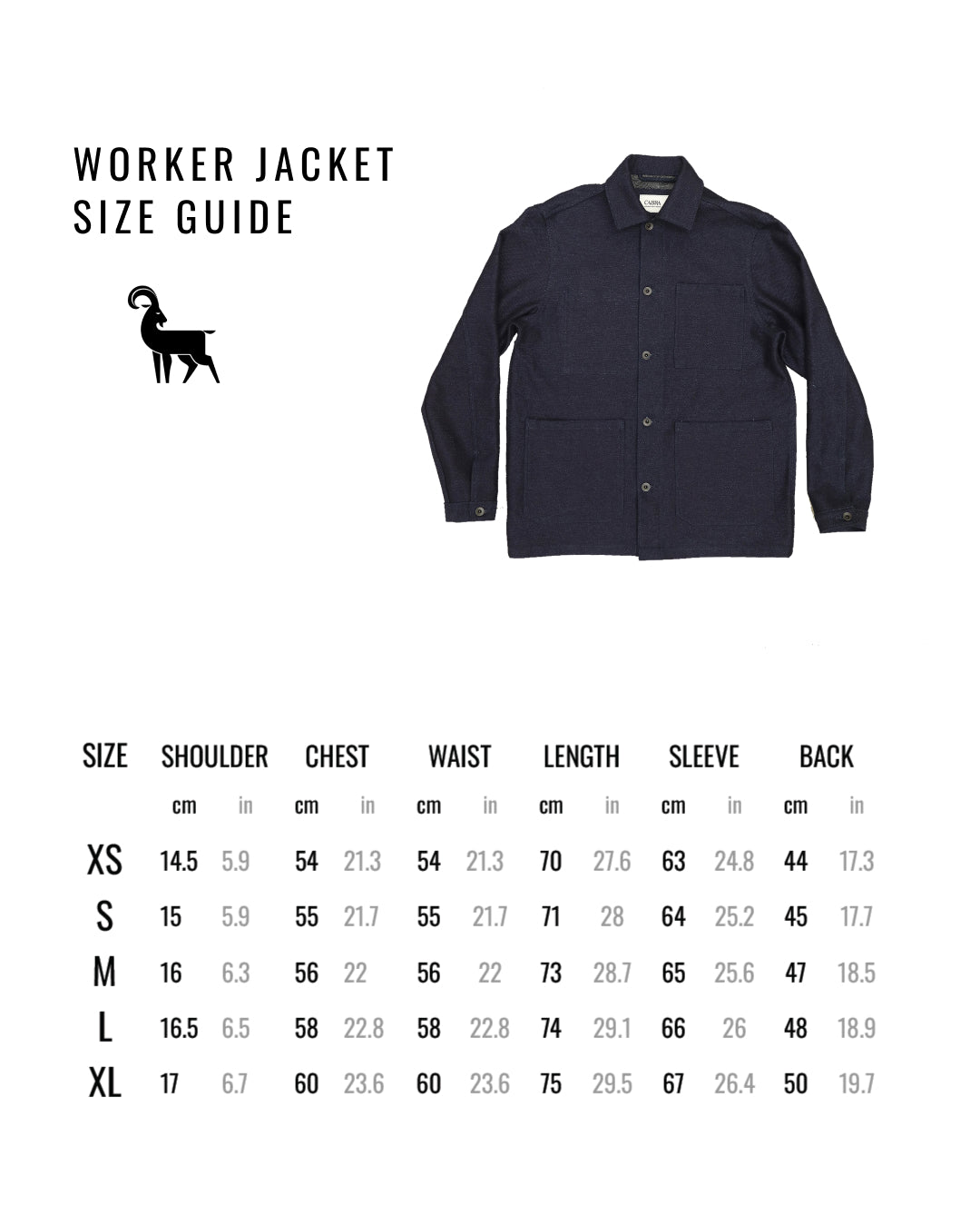 Sashiko worker jacket (Japanese)