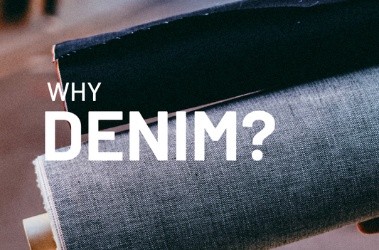 why denim? roll of selvedge denim japanese