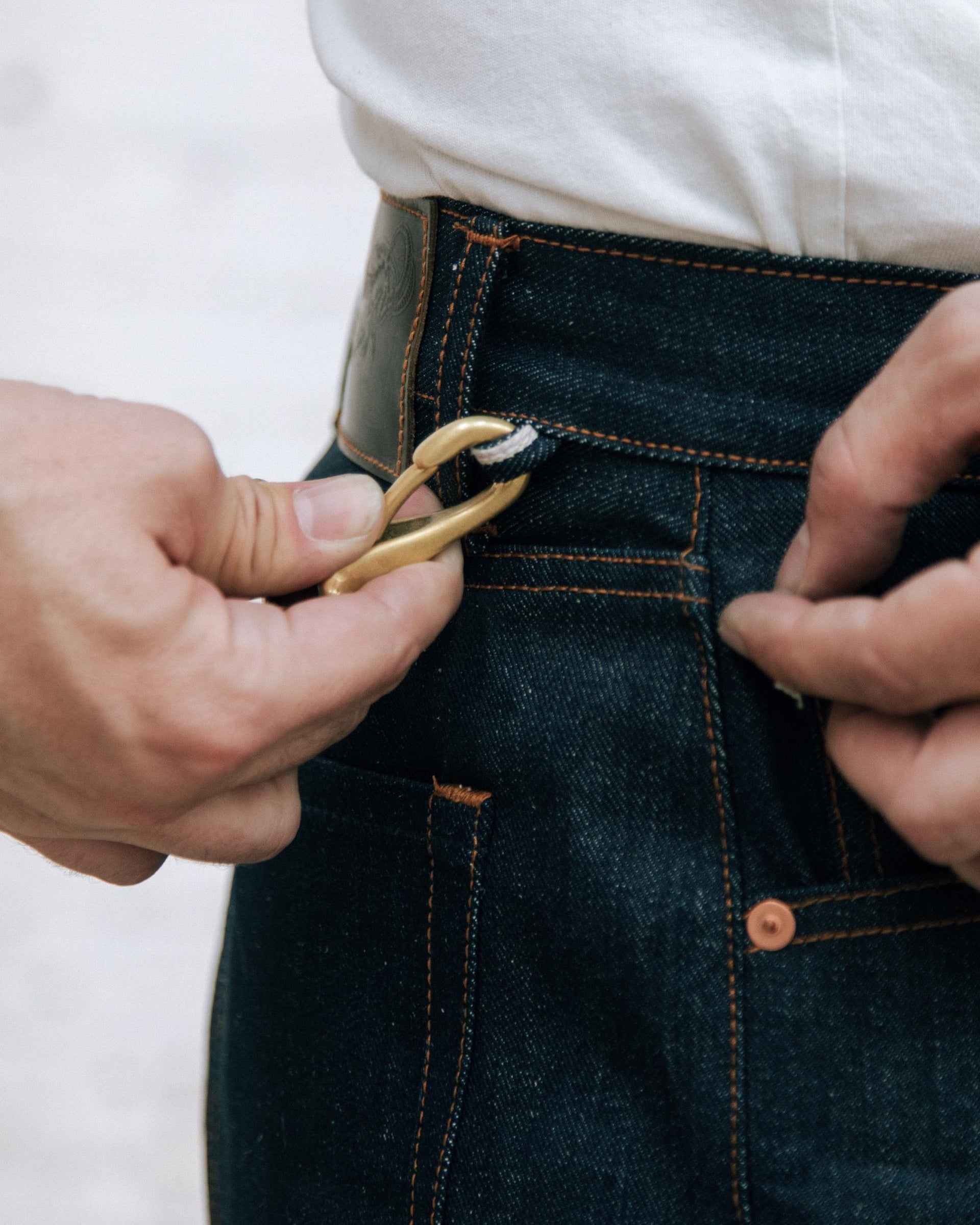 Selvedge denim jeans japanese 14oz raw denim made in BCN