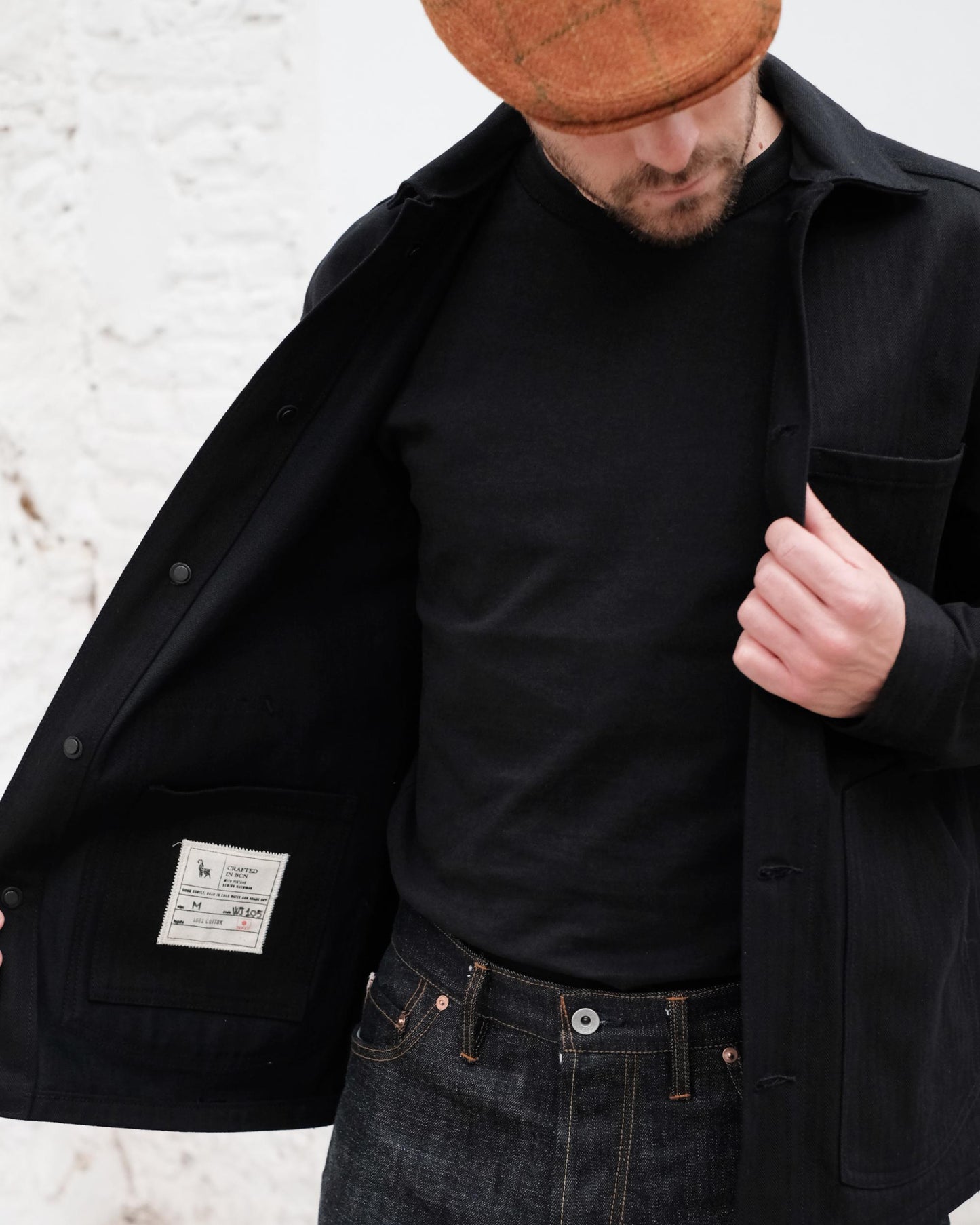 Jaqueta de treballadora francesa d'espiga