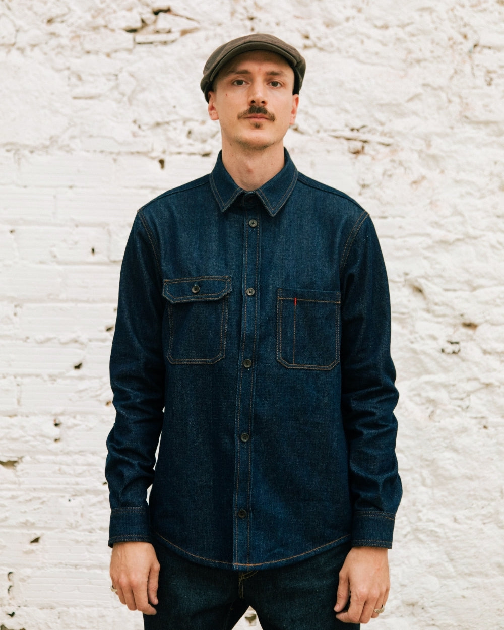 Selvedge denim shirt