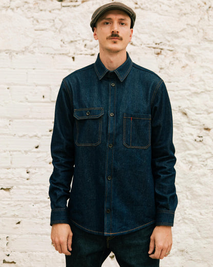 Selvedge denim shirt