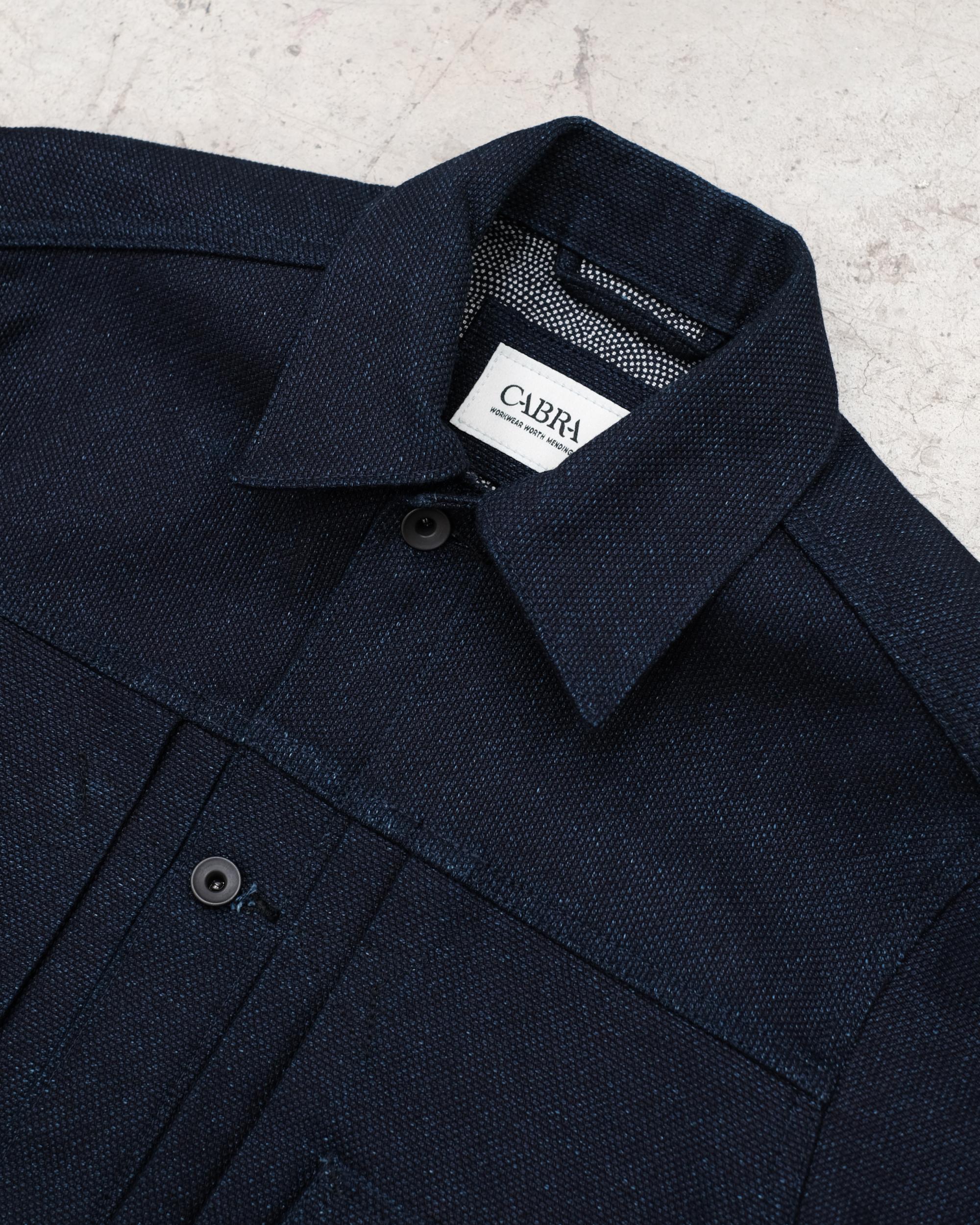 Japanese Sashiko Type II Jacket – Handmade in Barcelona | Cabra