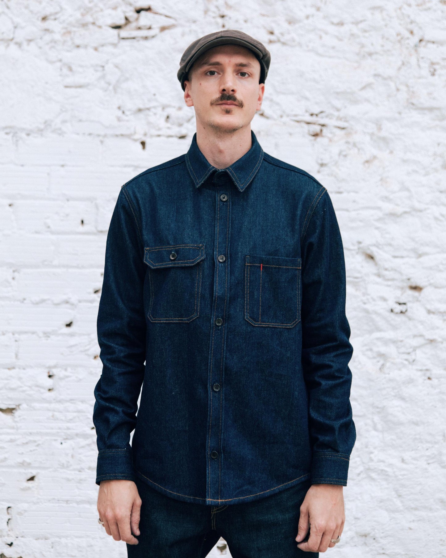 Selvedge denim shirt