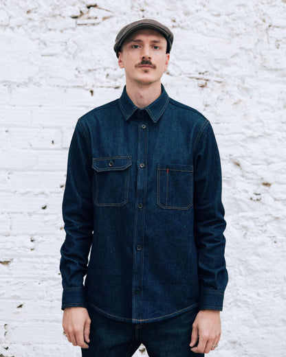 Selvedge denim shirt