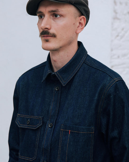 Selvedge denim shirt