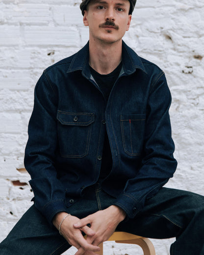 Selvedge denim shirt