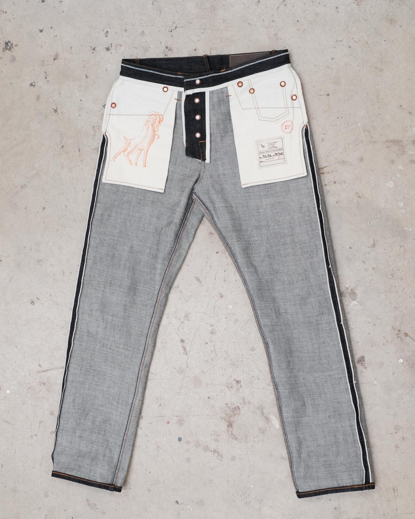 Jeans de tall recte (japonesos)