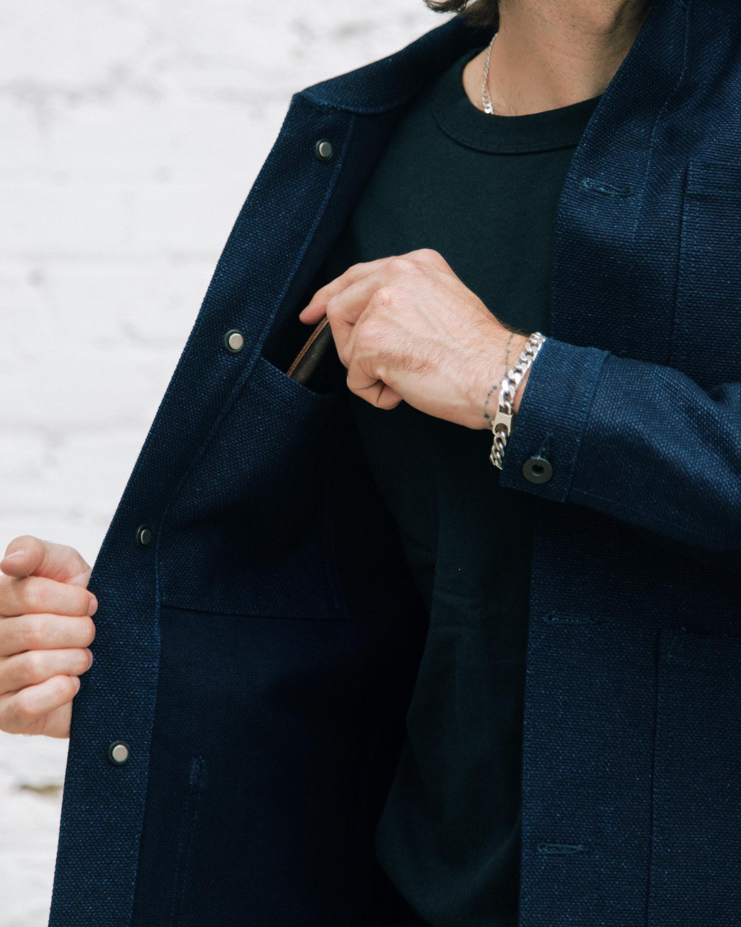 Sashiko worker jacket (Japanese)